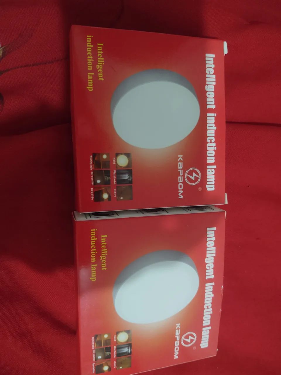 2 caixas de luminária de led com sensor novas - Foto 4
