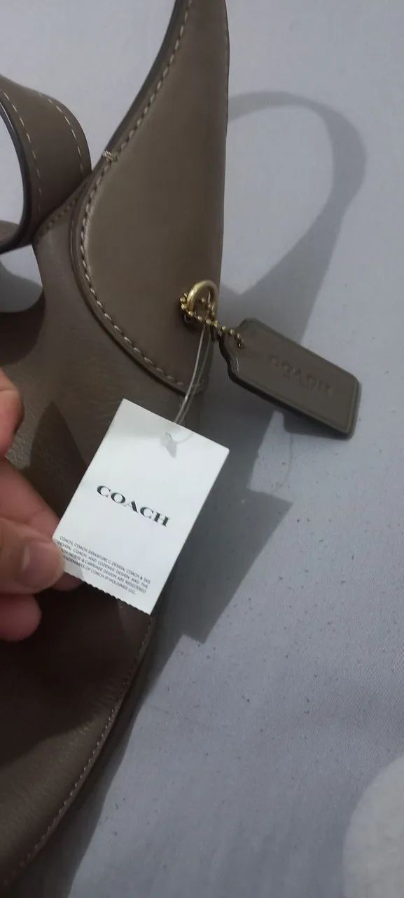 Bolsa coach nova couro legítimo  - Foto 4