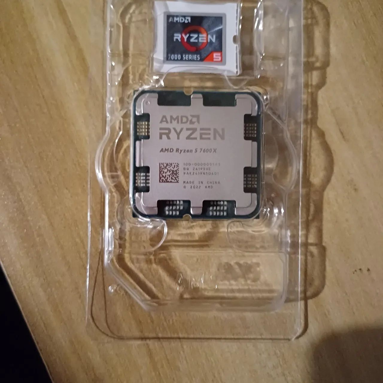 Processador ryzen 5 7600x + air cooler temp 8 