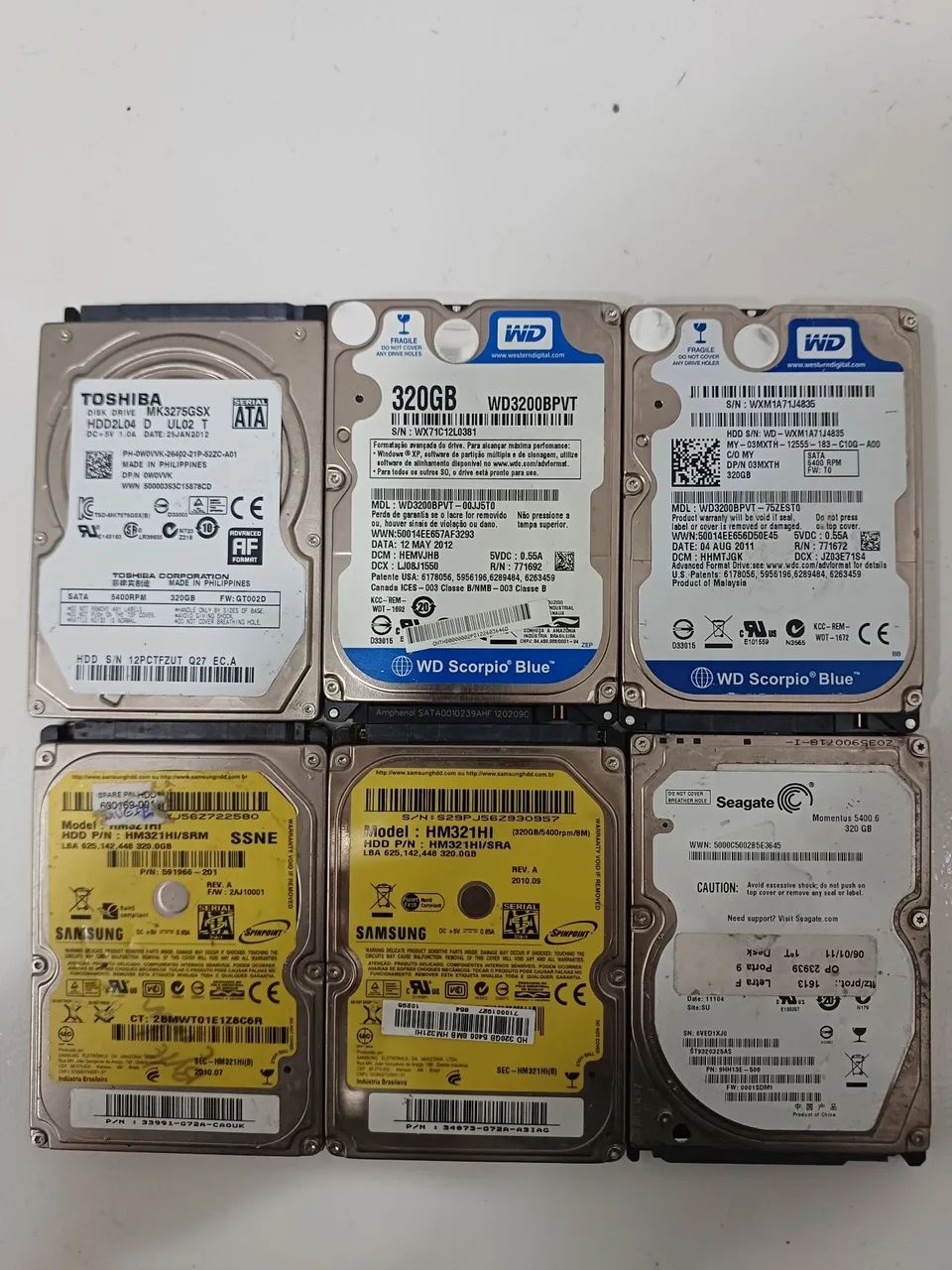 6 hds 320  wd e seagate  - Foto 2