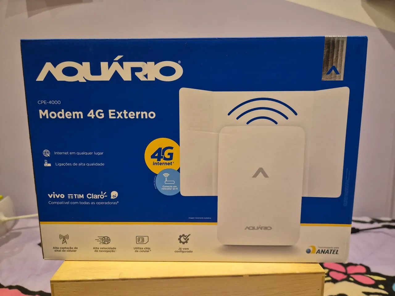Modem 4G Externo Aquário, modelo CPE-4000