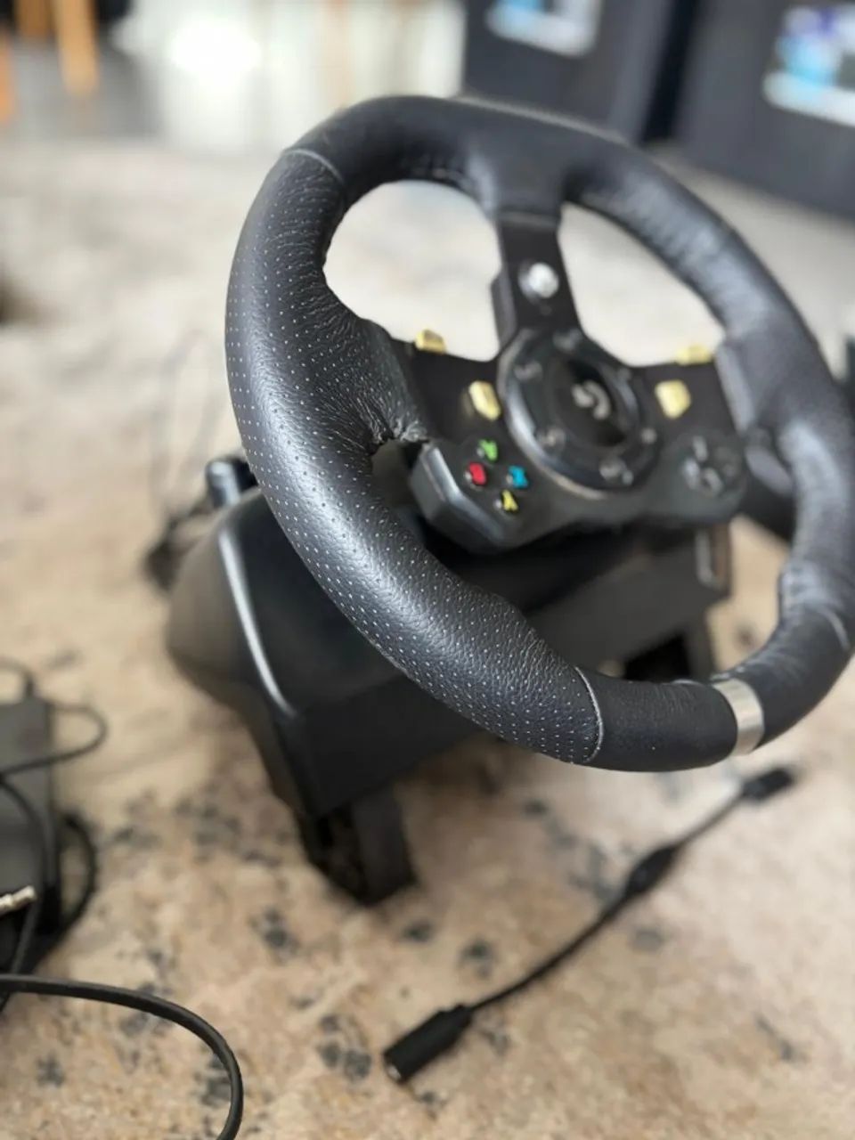 Volante Logitech g920 completo