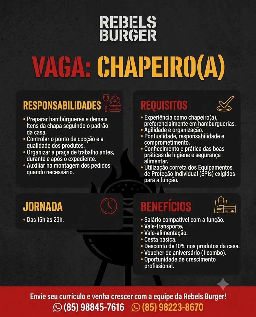 Vaga pra chapeiro