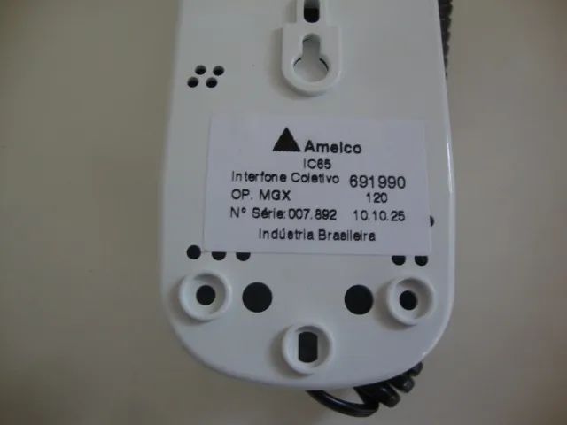 Aparelho Porteiro Eletrônico Amelco Modelo IC 65. - Foto 3