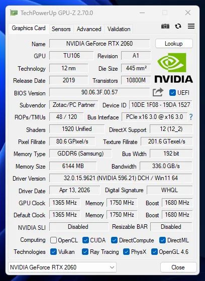 Placa de Vídeo RTX 2060 6gb - Foto 5