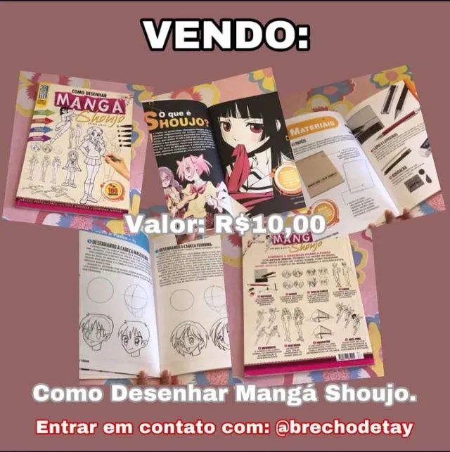 Quer aprender a desenhar? Como Desenhar Mangá Shoujo