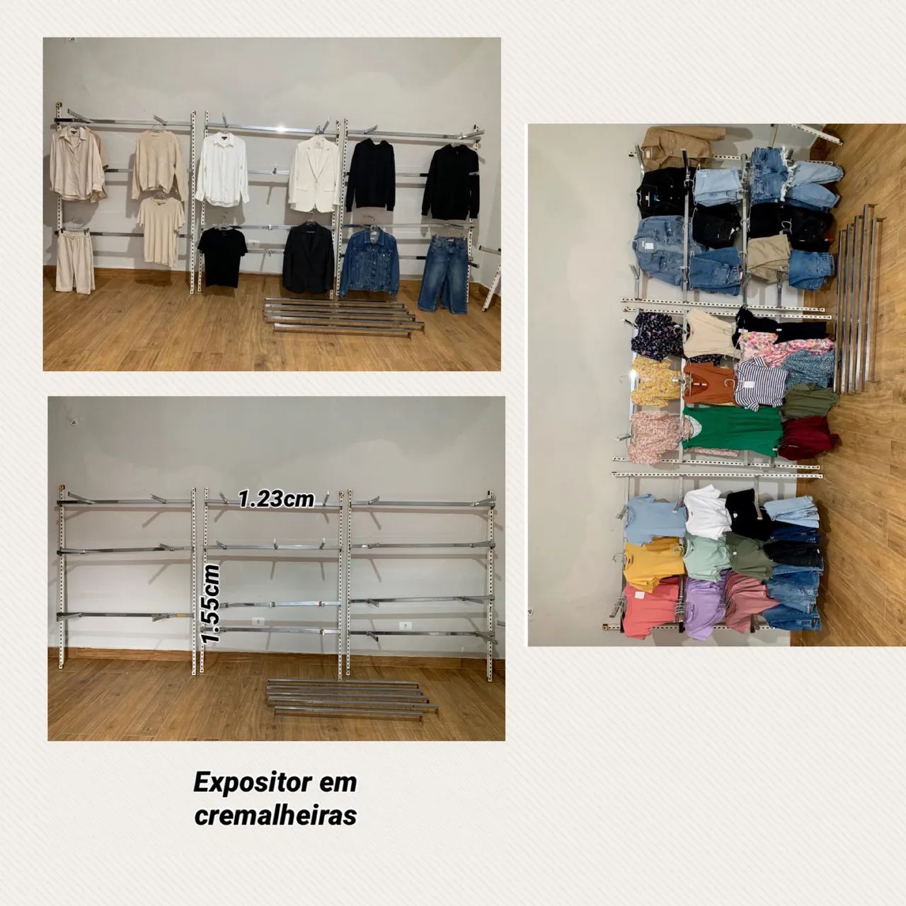 KIT PARA LOJA EM CREMALHEIRAS CROMADAS  - Foto 3