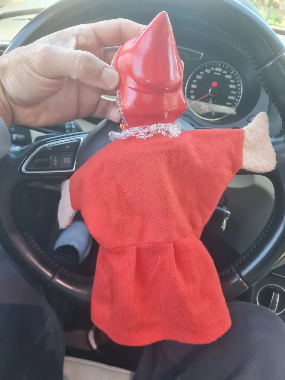 Fantoches chapéuzinho vermelho antigo - Foto 2