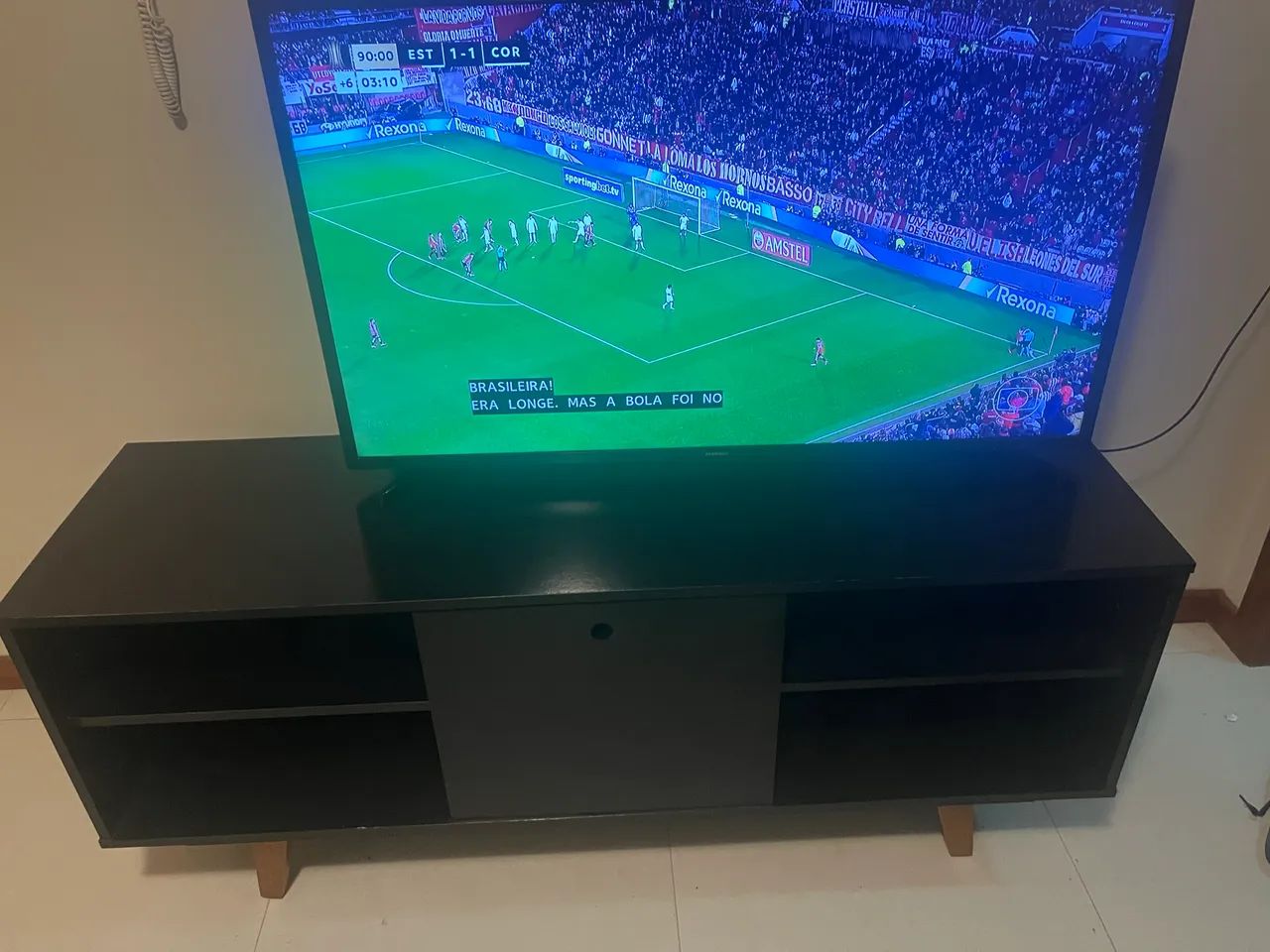 Rack: medidas comprimento de 1,36 m, largura de 40 cm e altura de 59 cm. - Foto 4