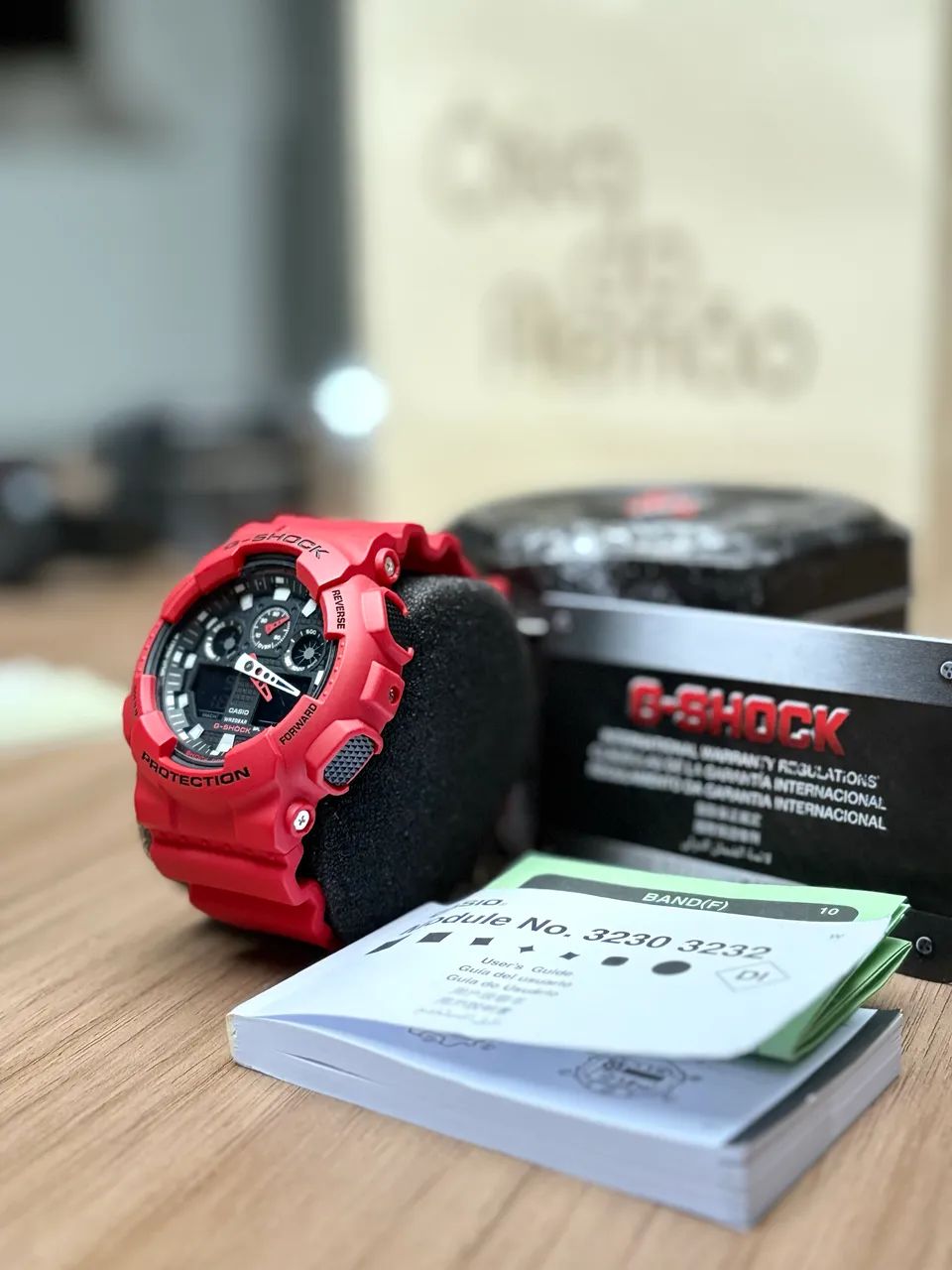 G shock vermelho original 