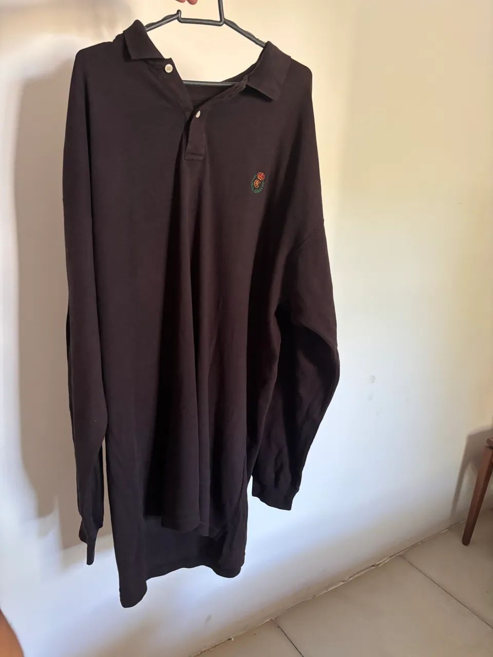 vestido chaps ralph lauren preto g - Foto 4
