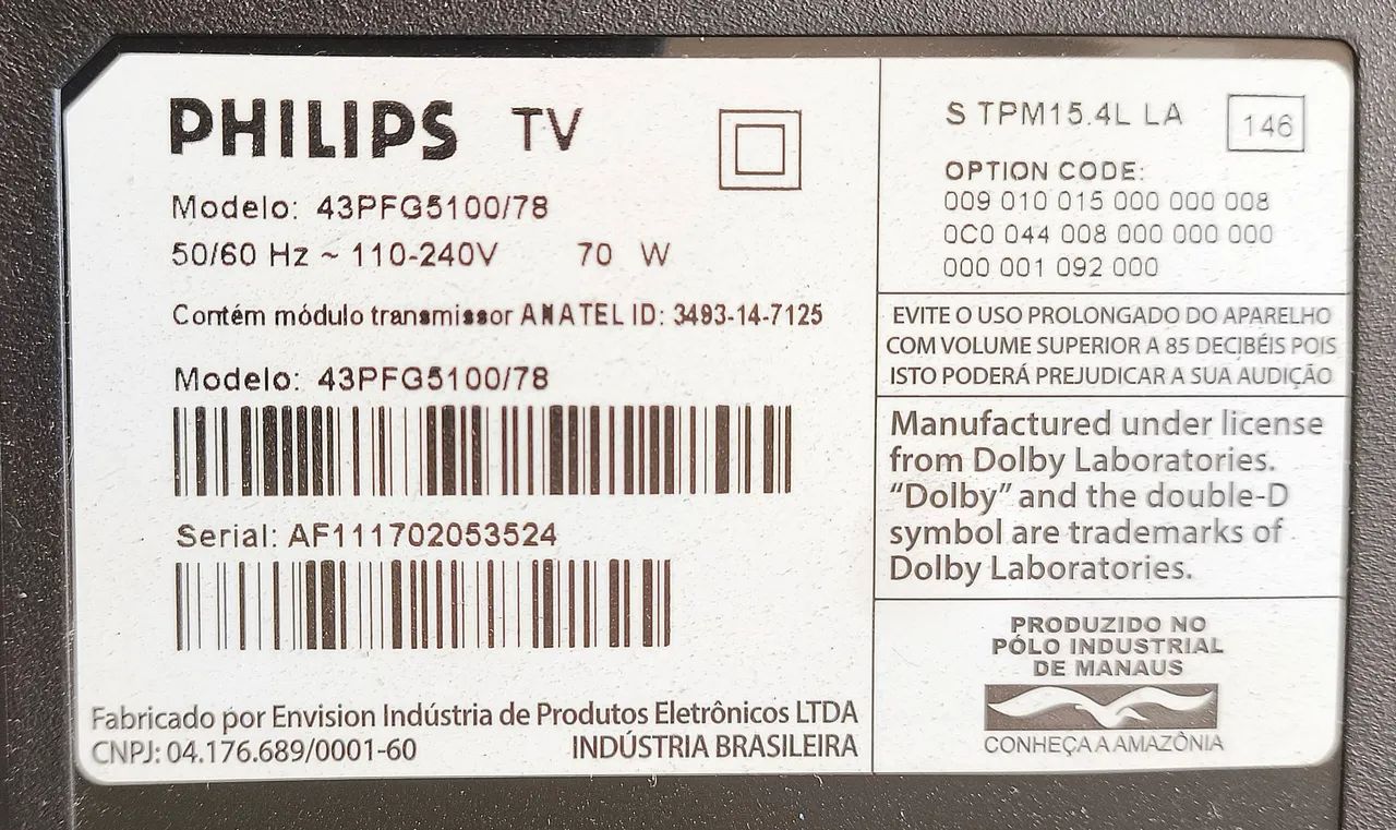 Smart TV LED Philips 43 polegadas  - Foto 3