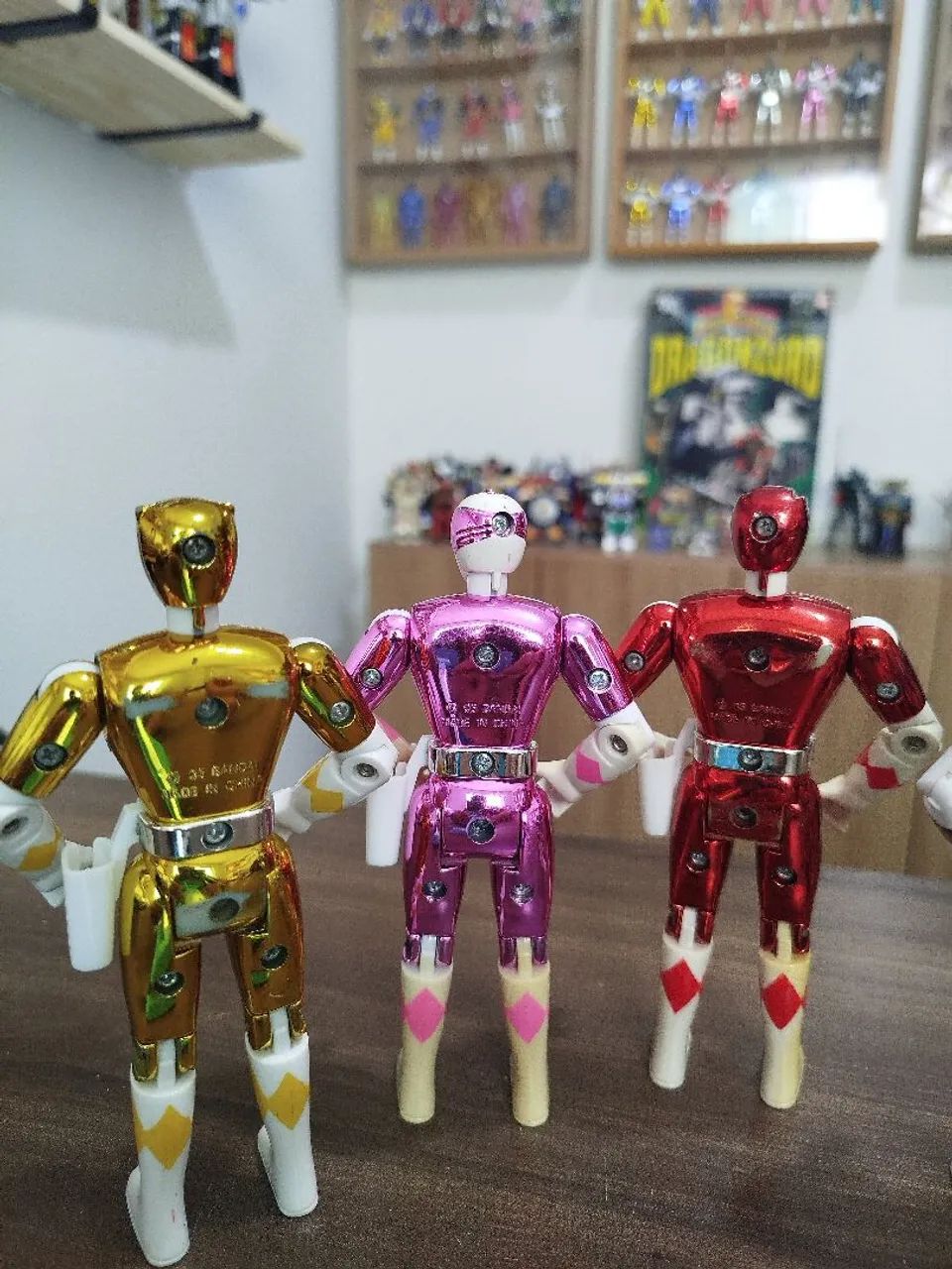 Power Rangers Cromados metalizados Bandai 1995 Edição especial (Lote1) - Foto 4