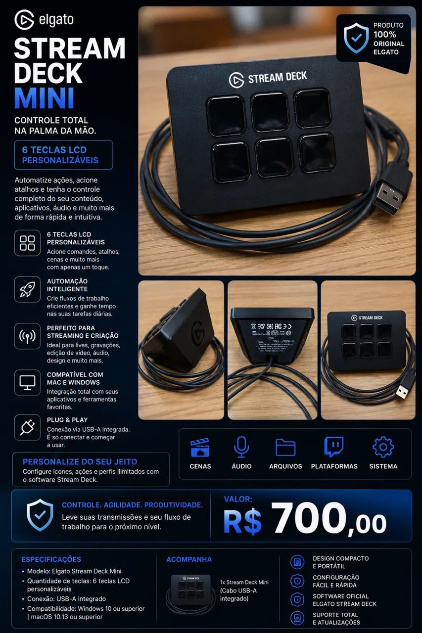 Stream deck mini elgato 
