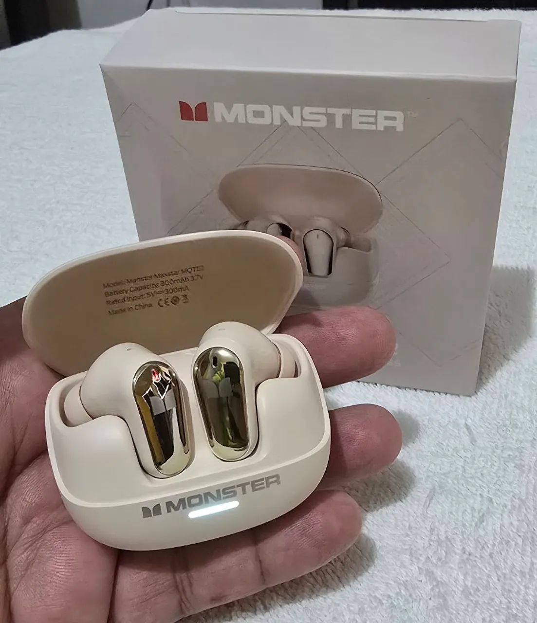 Fone de ouvido Bluetooth da Monster Maxstar MQT52 original  - Foto 2