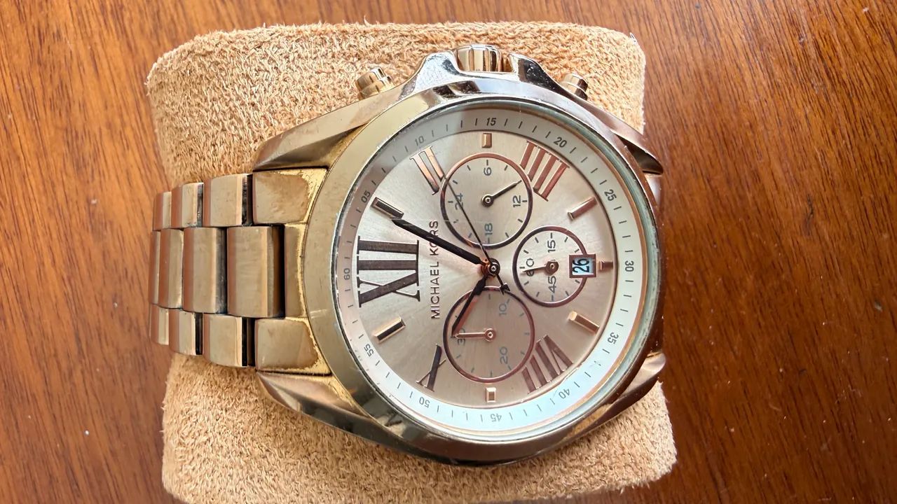 Relógio Michael Kors Bradshaw MK5503 Rosé Original - Foto 3