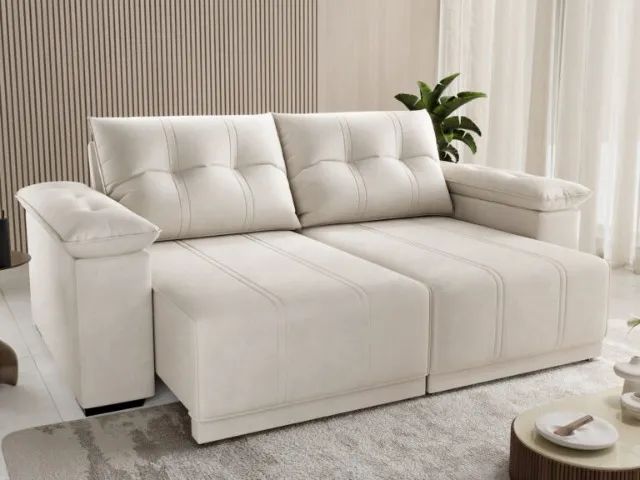 Sofá Retrátil e Reclinável Delta 2,30m   Novo! Pronta Entrega! - Foto 5