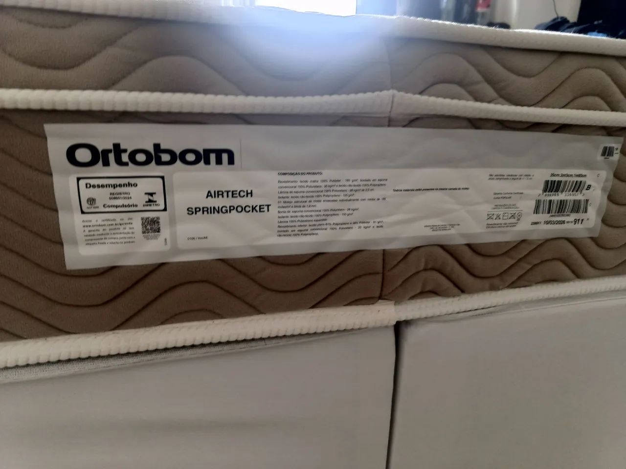 Cama box King size Ortobom oportunidade! - Foto 5