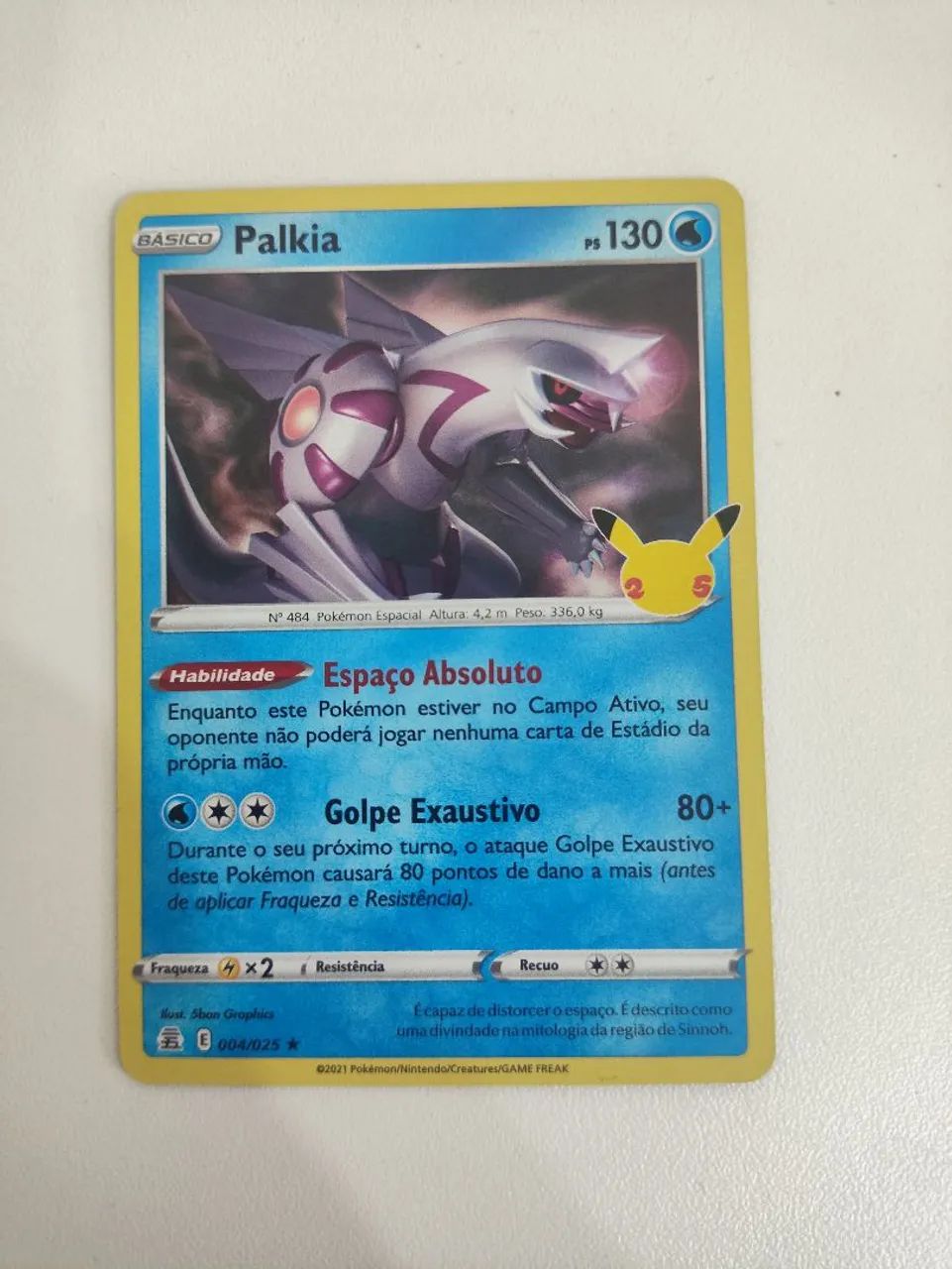 Lote de 10 Cartas pokémon 25 anos - Foto 3