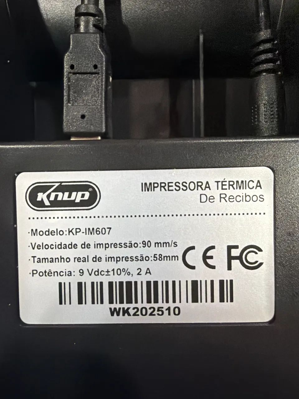 Impressora térmica de recibos knup USB 58mm - Foto 5