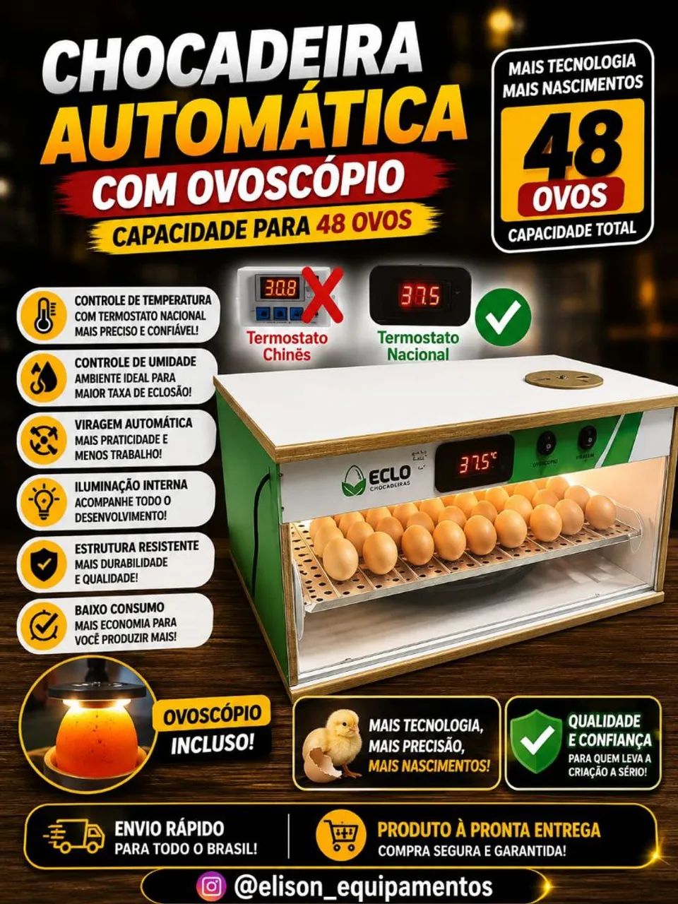 Chocadeira de ovos 