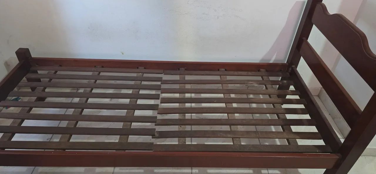 Cama solteiro madeira maciça  - Foto 2