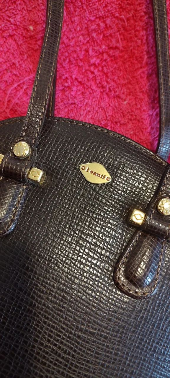 Bolsa pequena de couro  - Foto 2