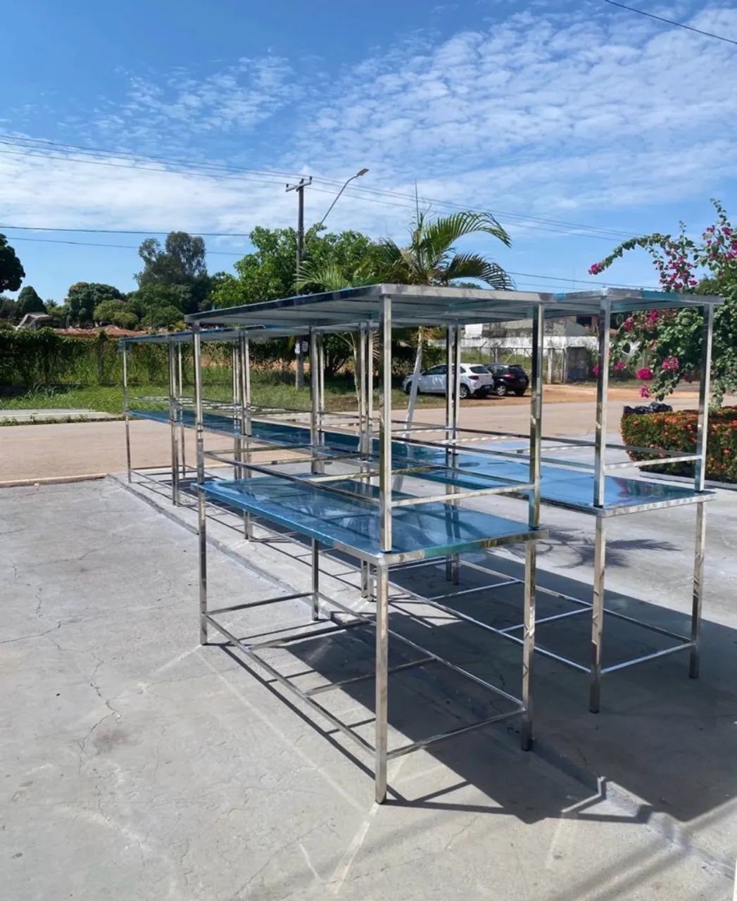 Mesa Inox sem Paneleiro