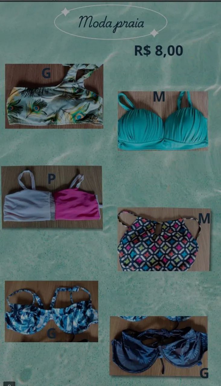 Roupas novas e semi novas moda praia/clube - Foto 2