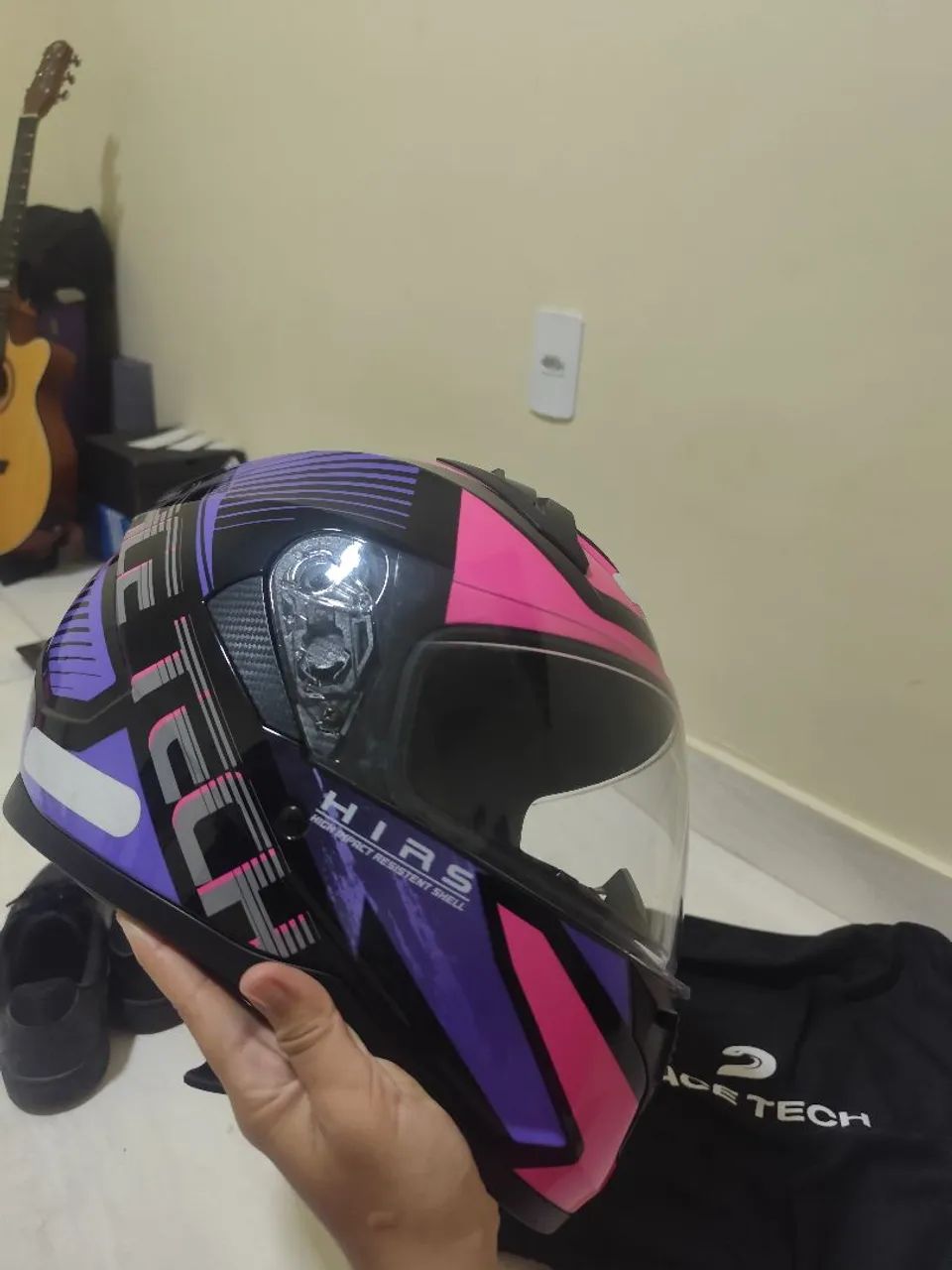 Capacete Race Tech Slash - Foto 5