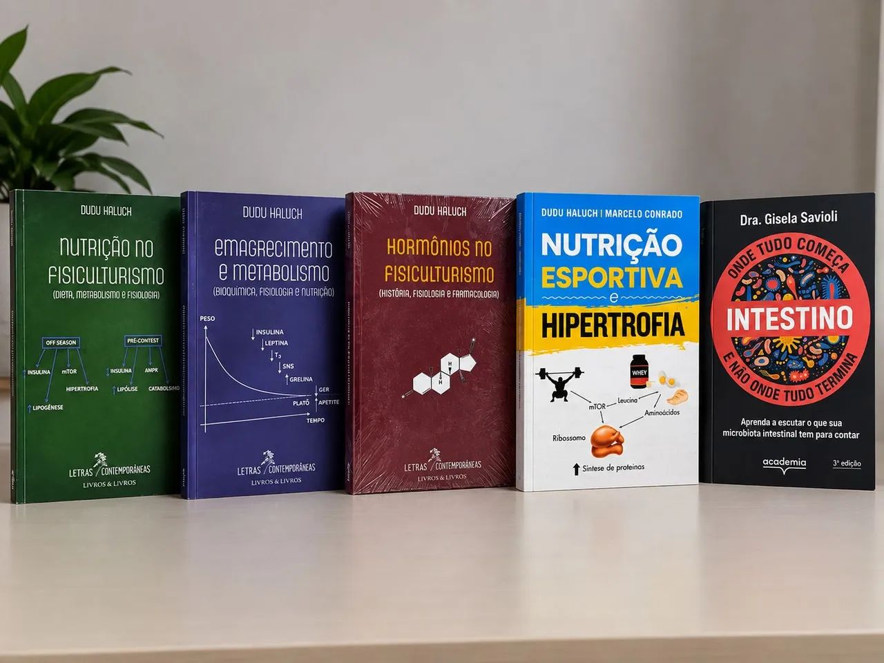 Livros Nutrição Dudu Haluch