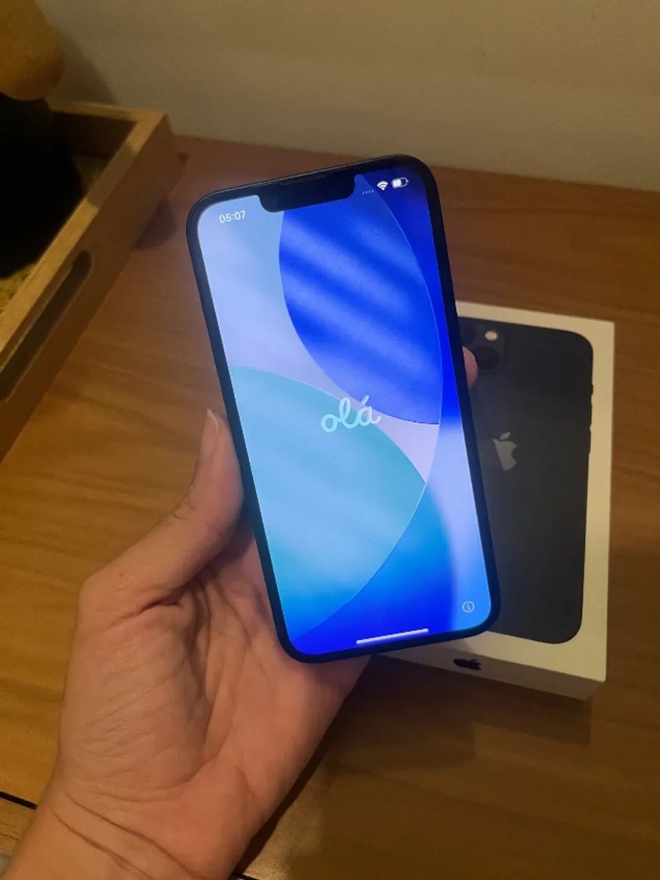 iPhone 13 - 256gb - meia noite e com caixa