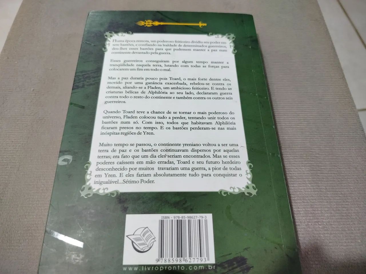 Livro semi novo, O sétimo poder  - Foto 2