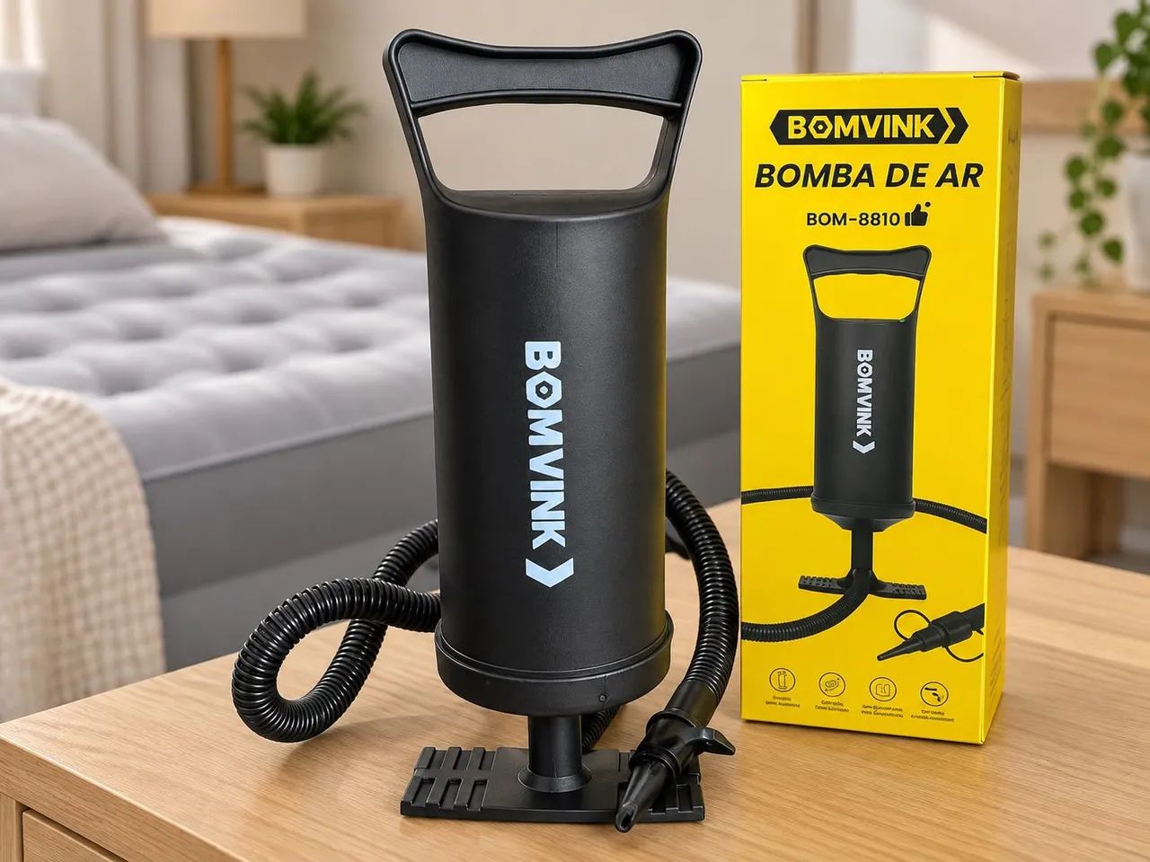 Bomba de Ar Para Colchão Inflável  - Foto 2