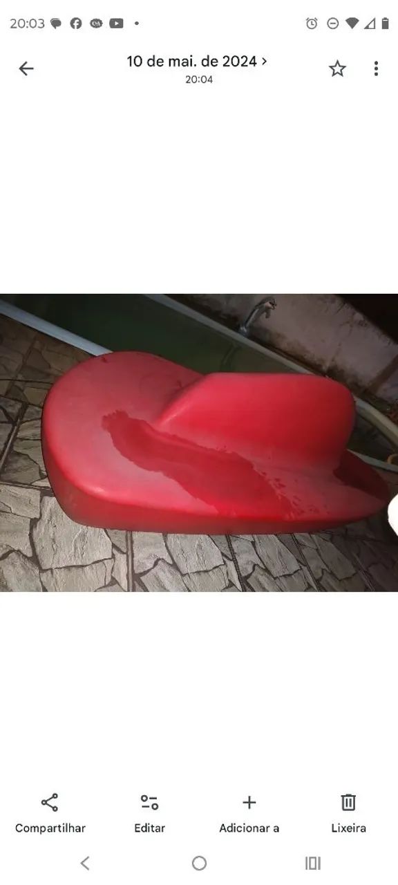 Banco ilha moblo vermelho  - Foto 2