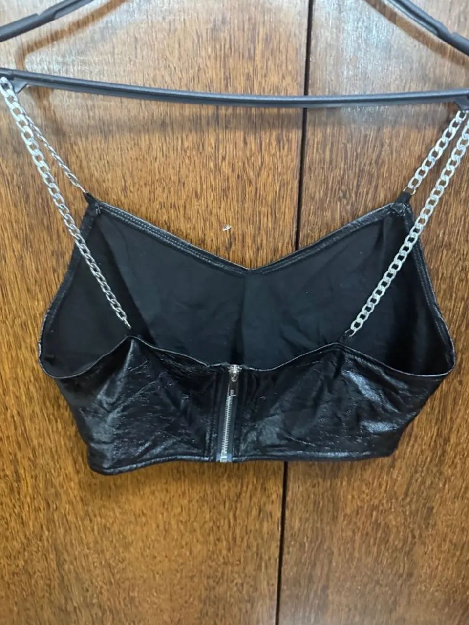 cropped shein preto m - Foto 3