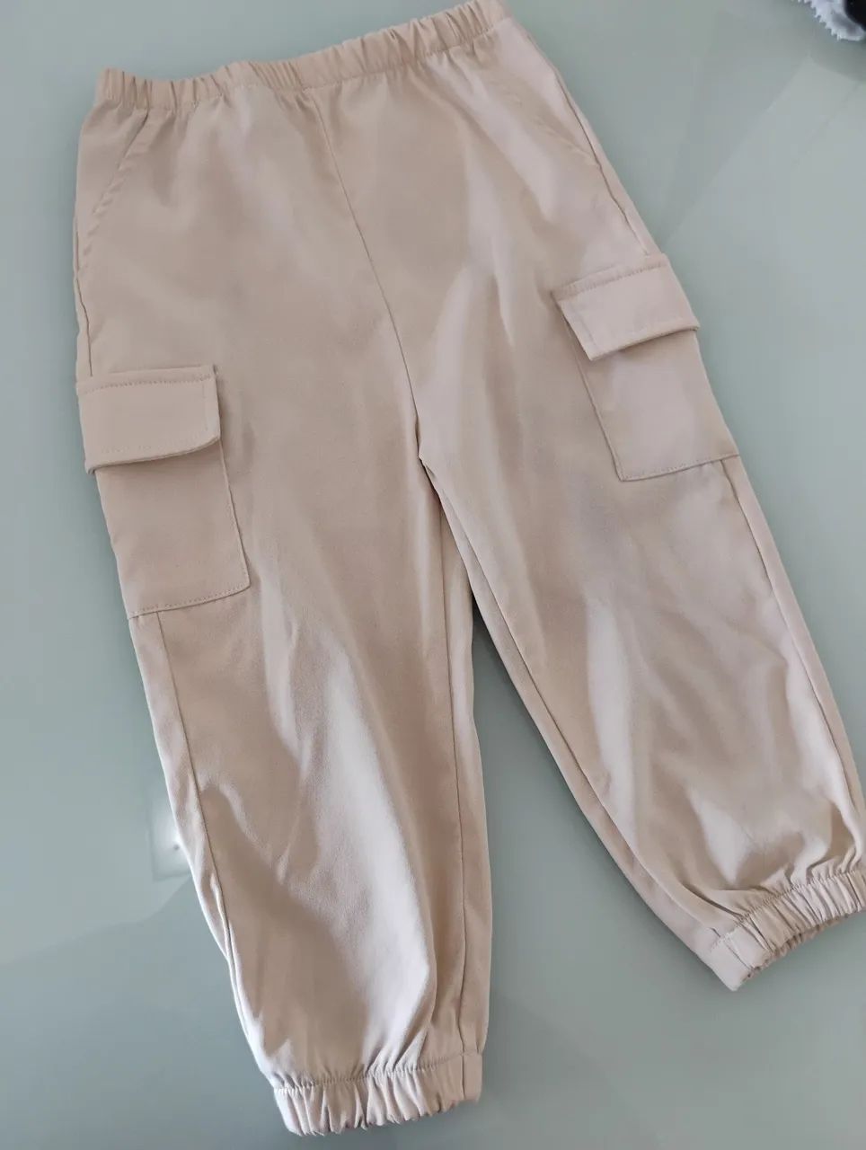 Calça Cargo Infantil Menino Lisa com Bolsos