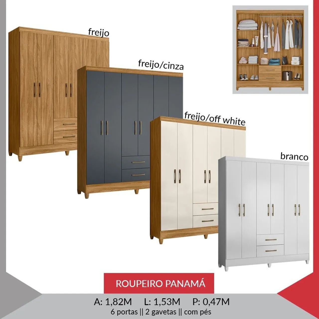 Guarda roupa  casal 
