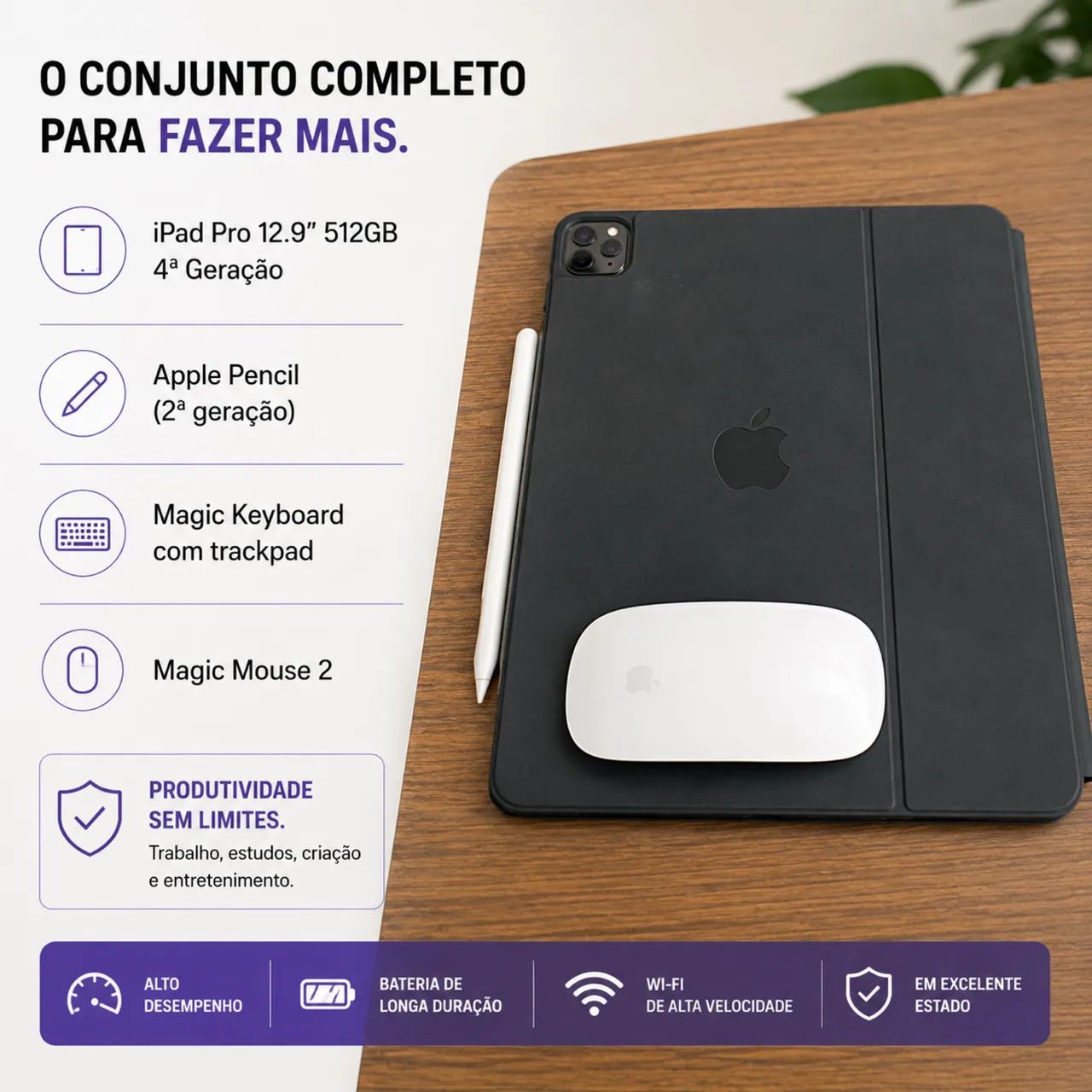 iPad Pro 12.9?  (4ª geração) -512 GB - Foto 4