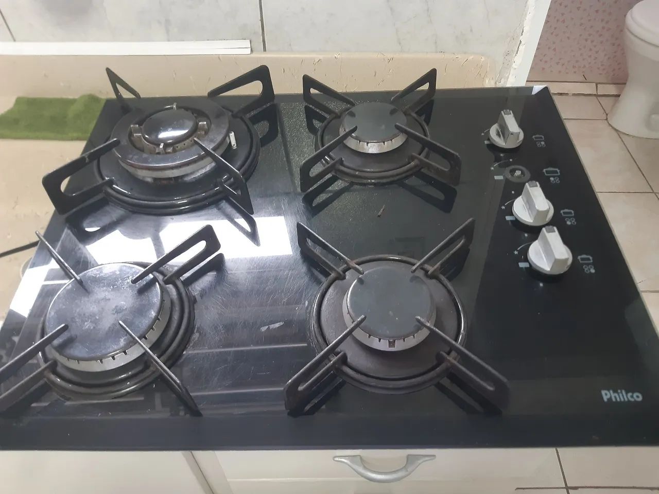 Fogão cooktop 4 bocas Philco 