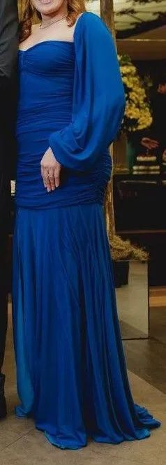 Vestido azul longo - Foto 2