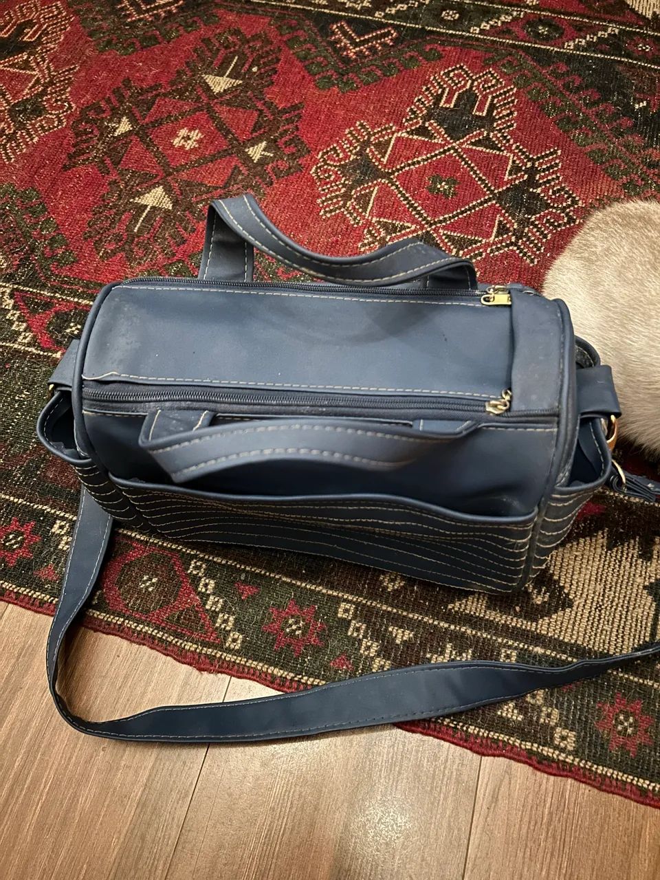 FRASQUEIRA BOLSA TÉRMICA AZUL MATERNIDADE - Foto 2