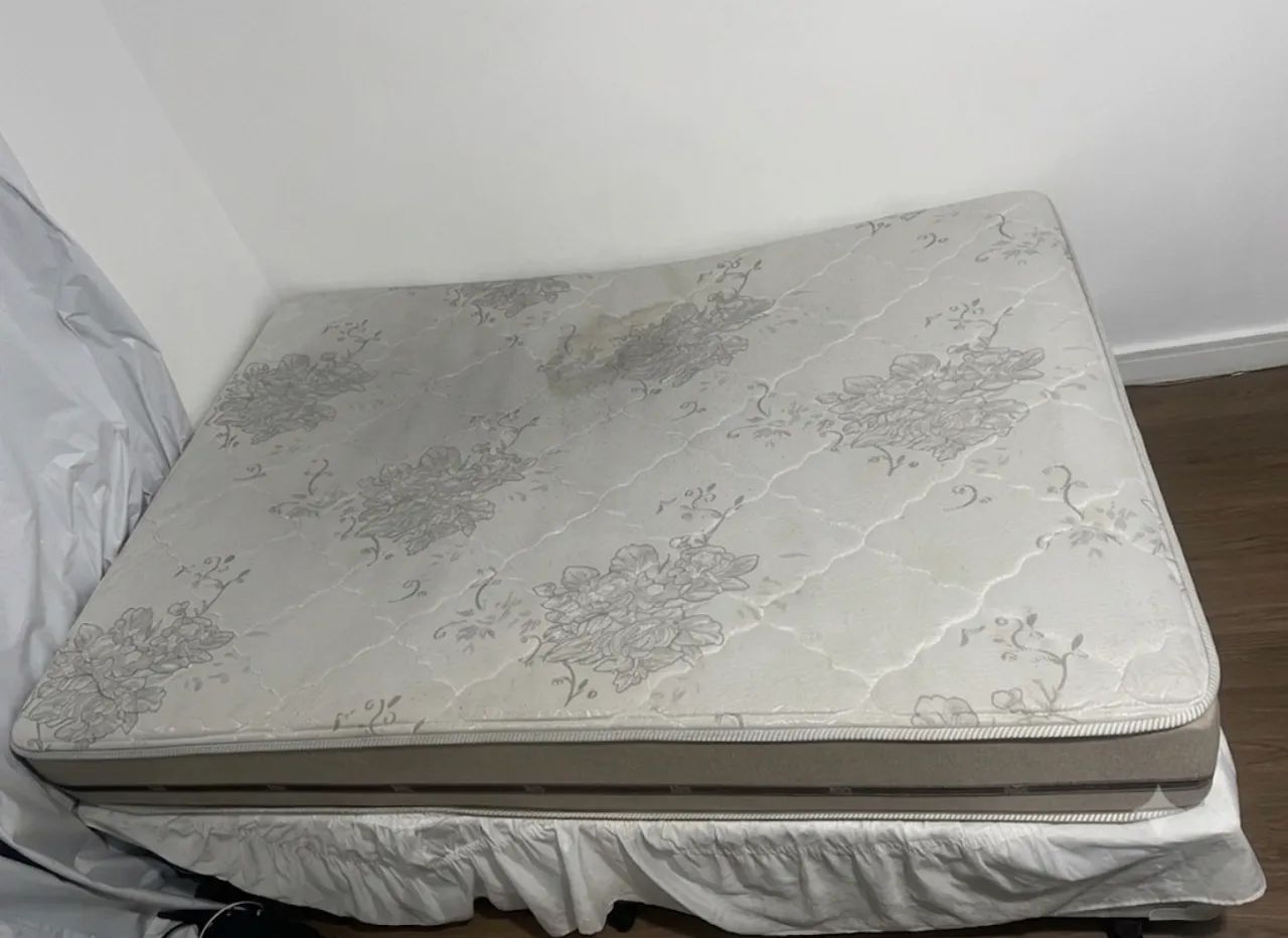 Cama viúva , box e colchão anjos 