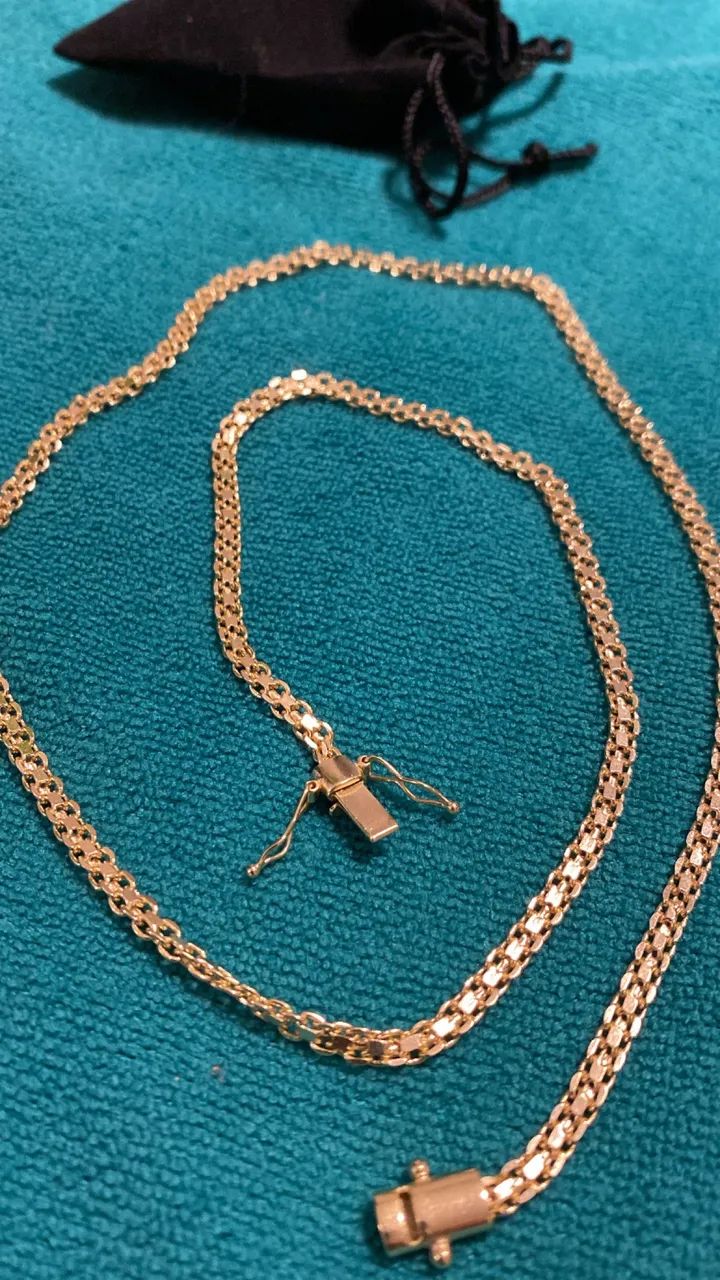 Cordão banhado 18k