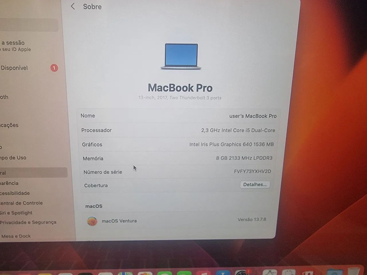 MACBOOK PRO 2017 CORE I5  - Foto 2