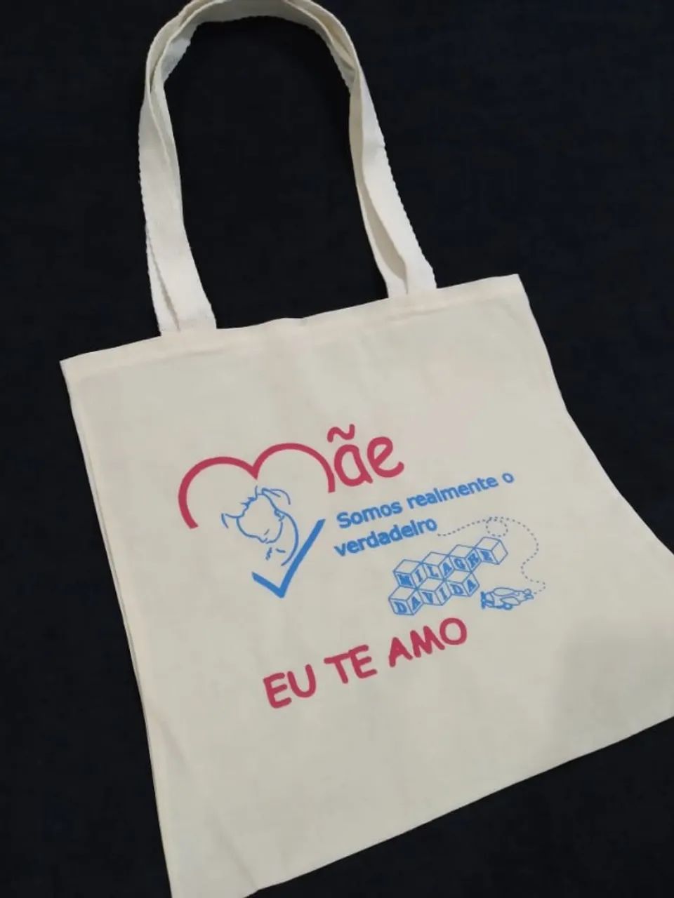 Ecobag 100% Algodão 40cm X 35cm X 10cm - Foto 3