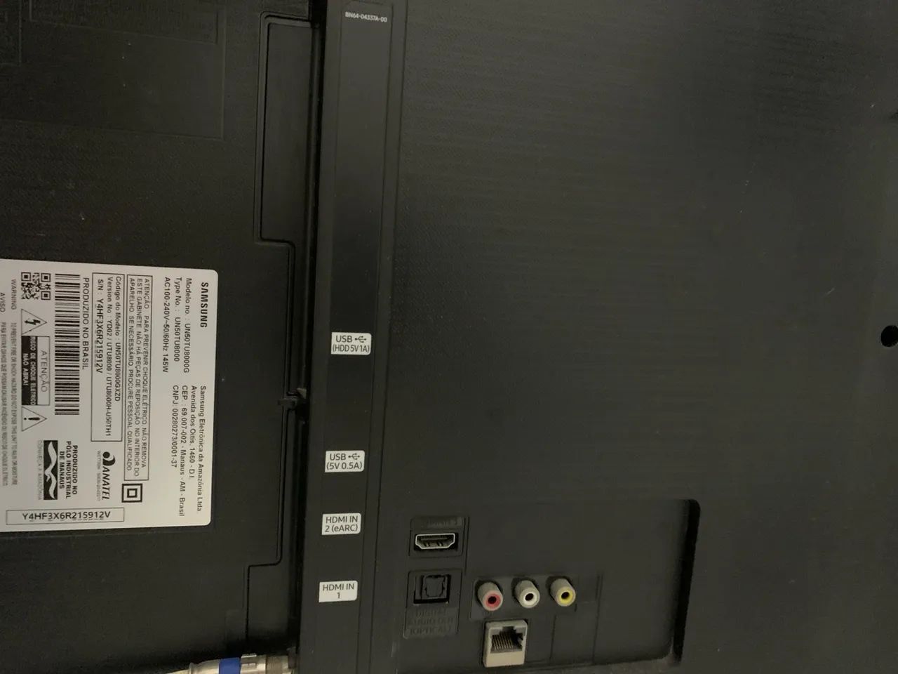 Tv Samsung 4k 50 polegadas smart tv com defeito - Foto 4
