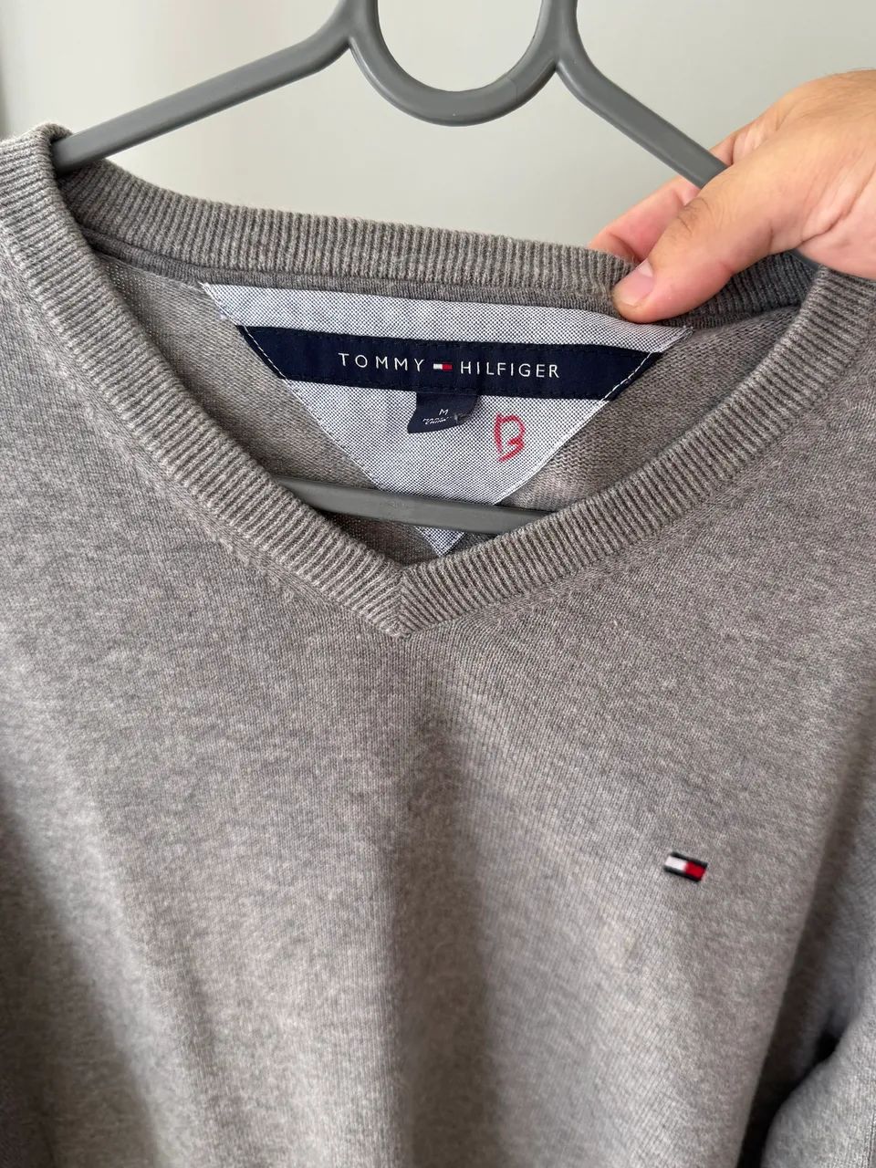 Suéter Cinza Tommy Hilfiger TAM.M  - Foto 4