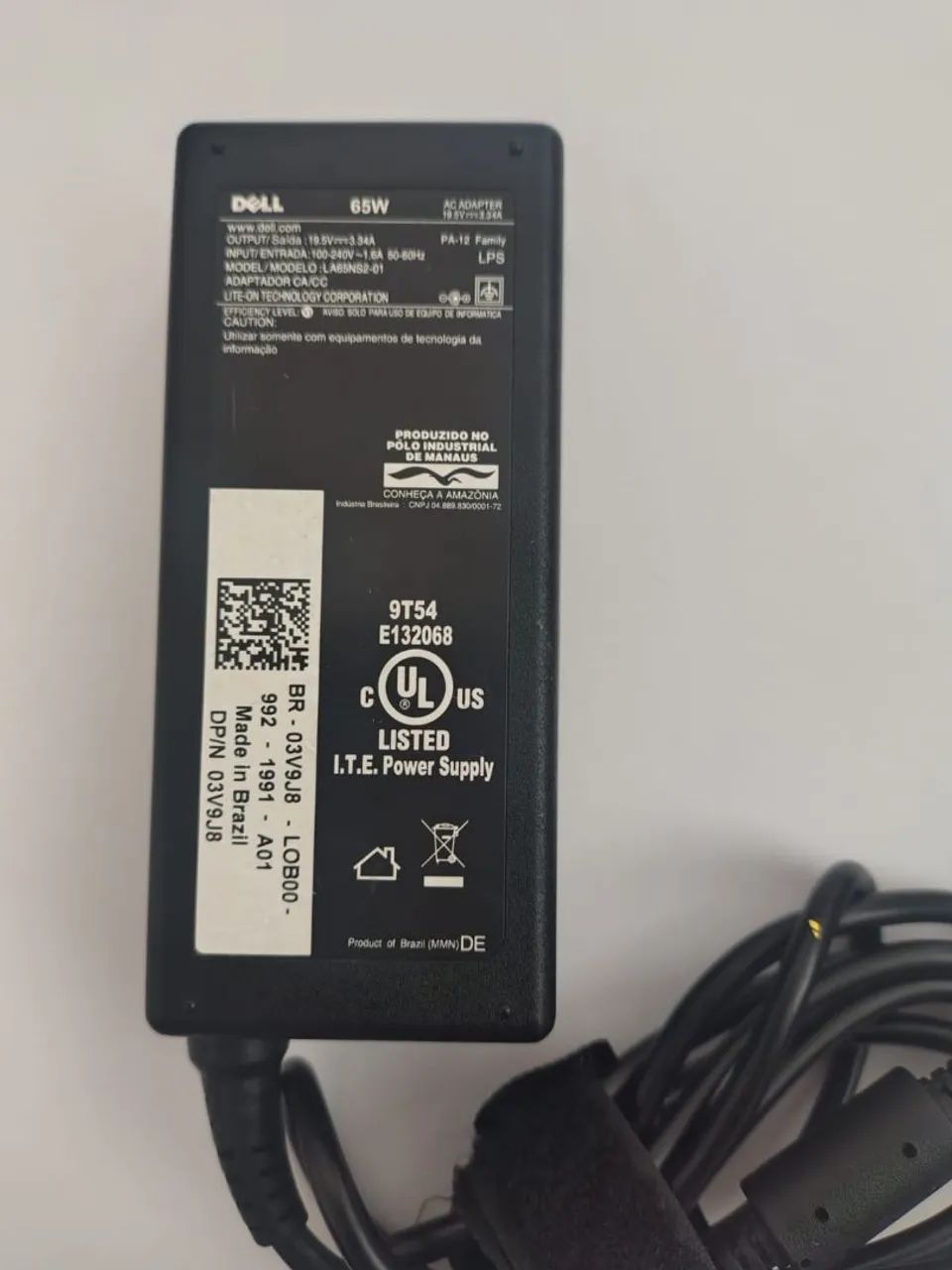 Fonte Carregador para Notebook Dell 65w  - Foto 2