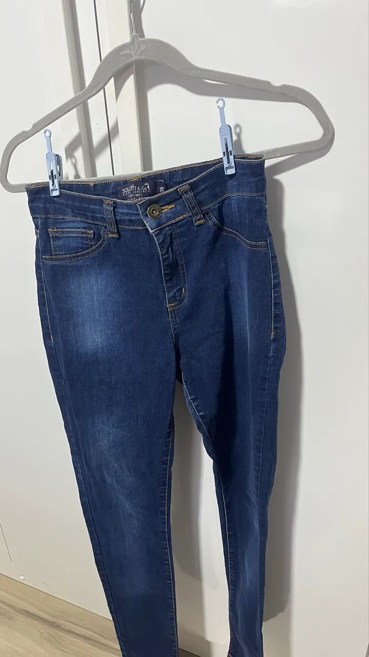 Calça jeans south 36 - Foto 2